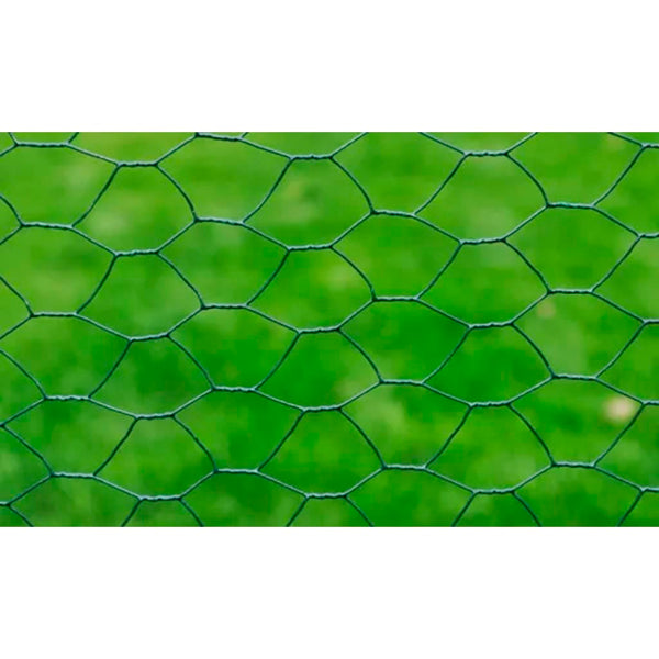 Kanaverkko PVC pinnoitteella 25x0,75 m vihreä
