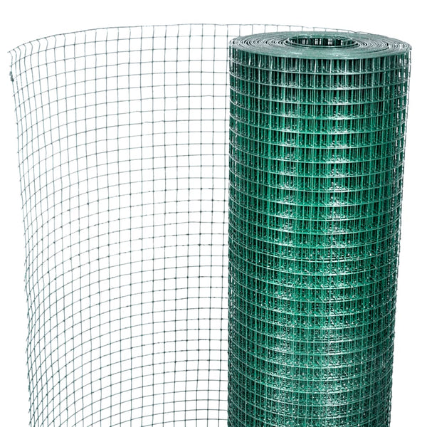 Kanaverkko galvanoitu teräs 1x25 m vihreä
