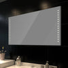 Kylpyhuoneen peili LED-valoilla 100 x 60 cm