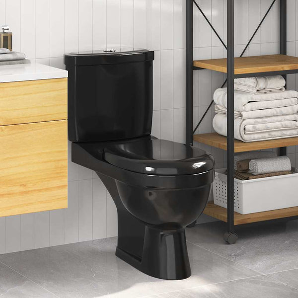 WC-istuin Vesisäiliöllä musta