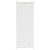 Plisse Kaihdin 40x125cm Valkoinen Laskosverhot