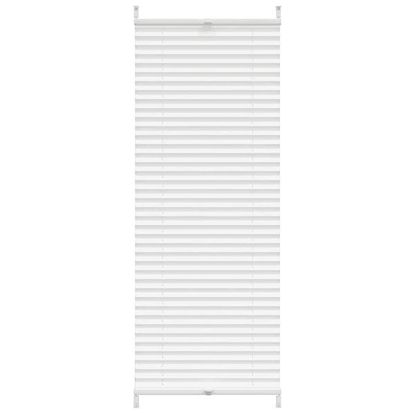 Plisse Kaihdin 40x125cm Valkoinen Laskosverhot