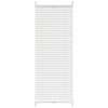 Plisse Kaihdin 50x125cm Valkoinen Laskosverhot