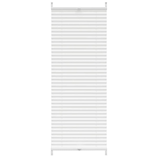 Plisse Kaihdin 50x125cm Valkoinen Laskosverhot
