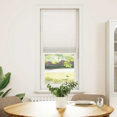 Valkoinen plisse kaihdin Mahamad 50x150cm (laskosverhot)