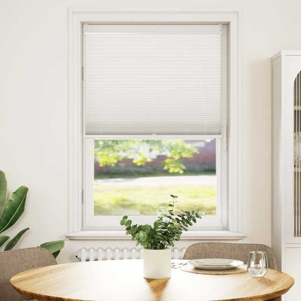 Plisse Kaihdin 70x150cm Valkoinen Laskosverhot
