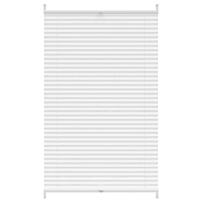 Valkoinen plisse kaihdin Mahamad 80x125cm (laskosverhot)