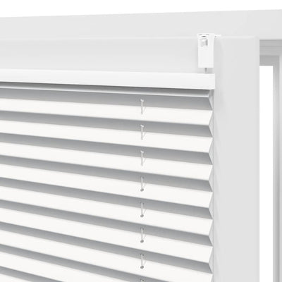 Valkoinen plisse kaihdin Mahamad 90x100cm (laskosverhot)