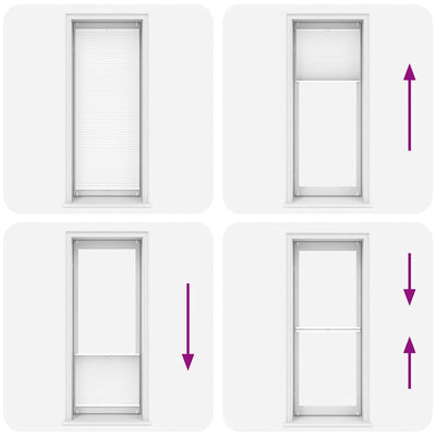 Valkoinen plisse kaihdin Mahamad 90x200cm (laskosverhot)