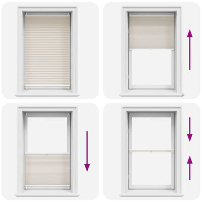 Kermanvärinen plisse kaihdin Mahamad 90x150cm