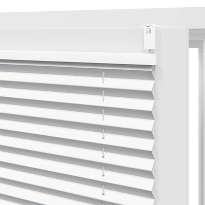 Valkoinen plisse kaihdin Mahamad 110x125cm (laskosverhot)