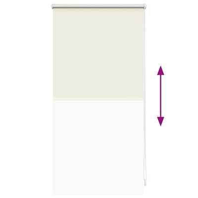 Luonnonvalkoinen pimentävä rullaverho Alfredsson 40x100cm