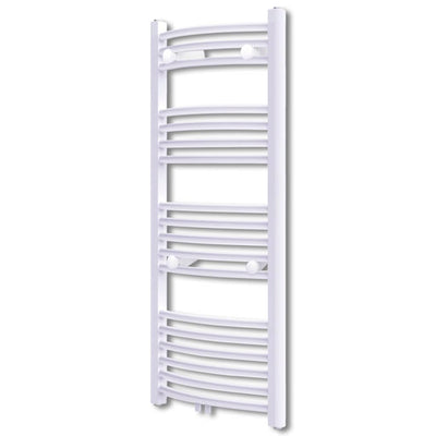 Kylpyhuoneen Keskuslämmitys Pyyheteline Kaareva 500 x 1160 mm Sivu- & Keskiliittimet