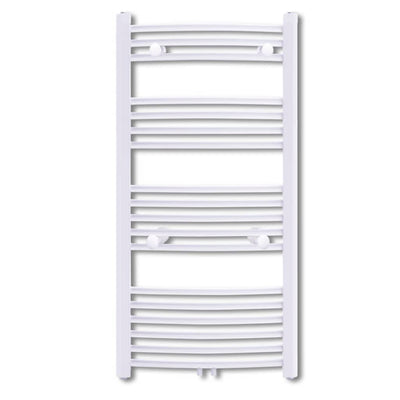 Kylpyhuoneen Keskuslämmitys Pyyheteline Kaareva 500 x 1160 mm Sivu- & Keskiliittimet