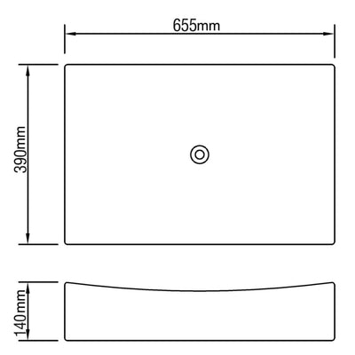 Kylpyhuone Keraaminen Posliini Pesuallas Lavuaari Valkoinen Kiiltävä