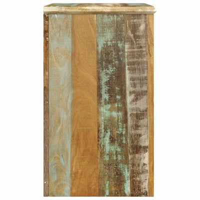 Päätypöytä Giju (1 vetolaatikolla ja 1 ovella kierrätetty puu)