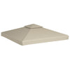 Huvimajan vaihtokatto 310 g/m² Beige 3 x 3 m