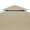 Huvimajan vaihtokatto 310 g/m² Beige 3 x 3 m