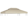 Huvimajan vaihtokatto 310 g/m² Beige 3 x 4 m