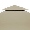 Huvimajan vaihtokatto 310 g/m² Beige 3 x 4 m