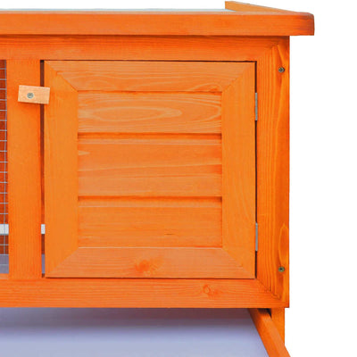 Kaninkoppi/pieneläinten ulkohäkki Yvona 1 taso (puu)