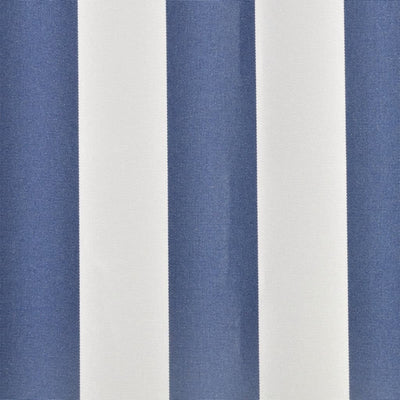 Sininen & valkoinen markiisikangas Ferin 6x3 m (ei sisällä runkoa)