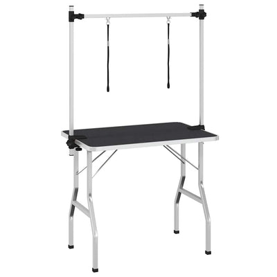 Kylpy-/trimmauspöytä lemmikeille Rogers (säädettävä 2 silmukkaa)