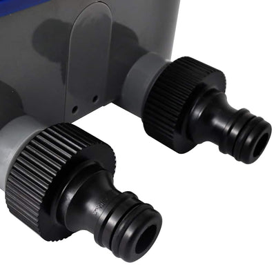 Automaattinen puutarhan kasteluajastin Nuzhet (kahdella ulostulolla)