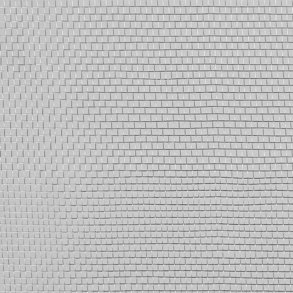 Verkkosuoja alumiini 100x500 cm hopea