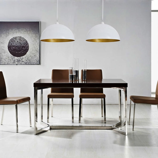 Valkoinen kattovalaisin Simo (2 kpl korkeussäädettävä puolipallo)