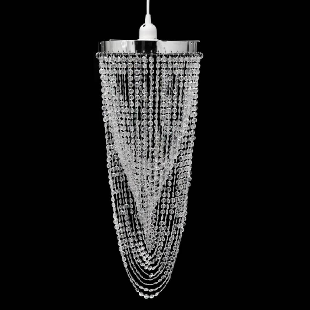 Kristallinen riippuva kattokruunu Damarcus 22x58cm