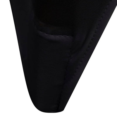 Tuolinpäälliset Stretch Musta 6 kpl