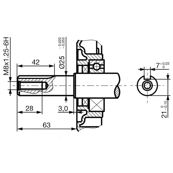 Polttomoottori 15 HV 11 kW musta