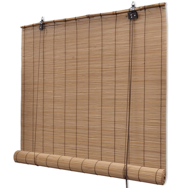 Ruskea bambu rullaverho Elsa 80x160cm