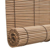 Ruskeat bambu rullaverhot 100 x 160 cm