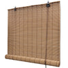 Ruskea ruskeat bambu rullaverhot Elsa 120x220cm