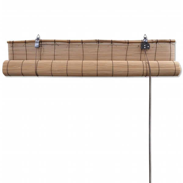 Ruskea ruskeat bambu rullaverhot Elsa 120x220cm