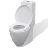 Valkoinen keraaminen wc ja bidee sarja Traenica