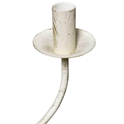 Antiikinvalkoinen kattokruunu Marianu (metalli 8 x e14 polttimot)