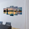 Taulusarja Brooklynin Silta Jokimaisema 200 x 100 cm