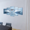 Canvas-taulusarja joutsen 200 x 100 cm