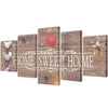 Taulusarja home sweet home Albei 100x50cm