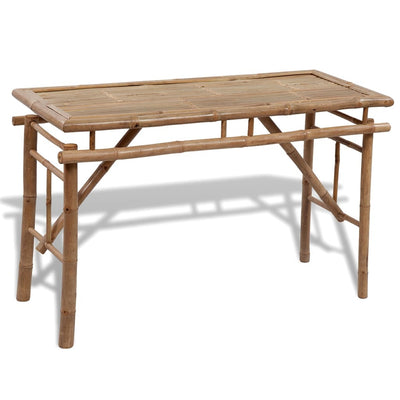 Olutpöytä 2:lla penkillä 100 cm bambu