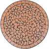 Bistropöytä terrakotta 60 cm mosaiikki