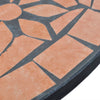 Bistropöytä terrakotta 60 cm mosaiikki
