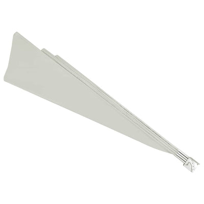 Kokoontaittuva parvekkeen sivumarkiisi kerma 140x140 cm