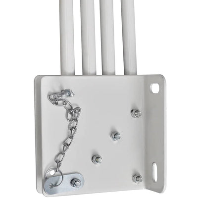 Terrakotta kokoontaittuva parvekkeen sivumarkiisi Acxenia 160x240cm