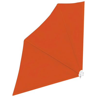 Kokoontaittuva parvekkeen sivumarkiisi terrakotta 140x140 cm