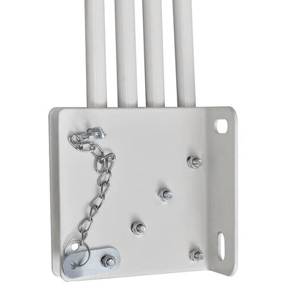 Terrakotta kokoontaittuva parvekkeen sivumarkiisi Acxenia 140x140cm