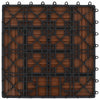 Laudat 11 kpl Ruskea 30 x 30 cm WPC